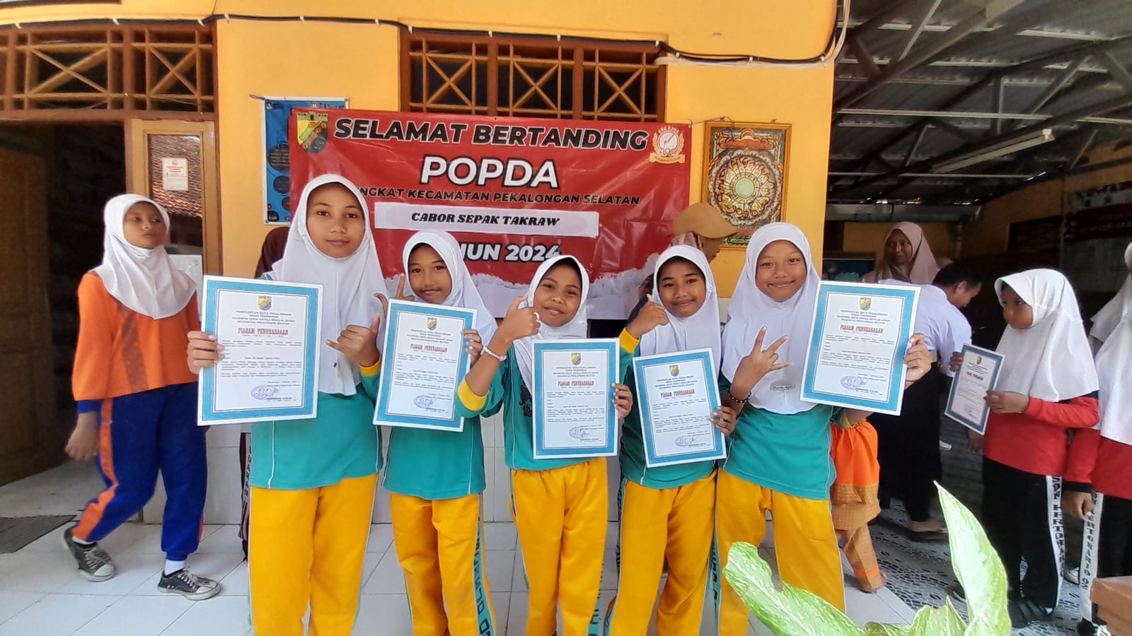 Lomba POPDA Takraw Putri 2024